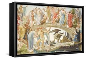 The Bridge of Life, 1884-Walter Crane-Framed Stretched Canvas