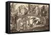 The Bridge of Life-Walter Crane-Framed Stretched Canvas