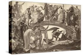 The Bridge of Life-Walter Crane-Stretched Canvas