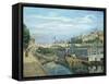 The Bridge of Louis Philippe, 1875-Armand Guillaumin-Framed Stretched Canvas