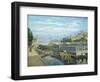 The Bridge of Louis Philippe, 1875-Armand Guillaumin-Framed Giclee Print