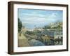 The Bridge of Louis Philippe, 1875-Armand Guillaumin-Framed Giclee Print
