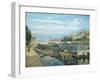 The Bridge of Louis Philippe, 1875-Armand Guillaumin-Framed Giclee Print