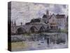 The Bridge of Moret-Sur-Loing, 1887-Alfred Sisley-Stretched Canvas