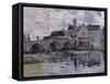 The Bridge of Moret-Sur-Loing, 1887-Alfred Sisley-Framed Stretched Canvas