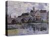 The Bridge of Moret-Sur-Loing, 1887-Alfred Sisley-Stretched Canvas