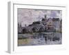 The Bridge of Moret-Sur-Loing, 1887-Alfred Sisley-Framed Giclee Print