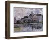 The Bridge of Moret-Sur-Loing, 1887-Alfred Sisley-Framed Giclee Print