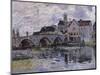 The Bridge of Moret-Sur-Loing, 1887-Alfred Sisley-Mounted Giclee Print