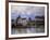 The Bridge of Moret with Sunset-Alfred Sisley-Framed Giclee Print