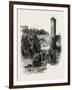 The Bridge of Orthez, the Pyrenees, France, 19th Century-null-Framed Giclee Print