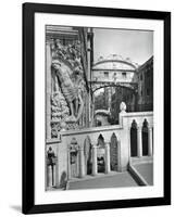 The Bridge of Sighs and Doge's Palace, Venice, 1937-Martin Hurlimann-Framed Giclee Print