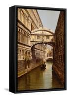 The Bridge of Sighs by Brandeis-Antonietta Brandeis-Framed Stretched Canvas