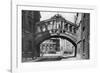 The Bridge of Sighs, Hertford College, Oxford University, Oxford, Early 20th Century-null-Framed Photographic Print