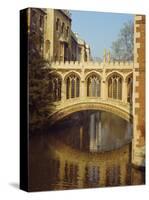 The Bridge of Sighs, St. John's College, Cambridge, Cambridgeshire, England, UK-Christina Gascoigne-Stretched Canvas