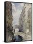 The Bridge of Sighs, Venice, 1846-William Callow-Framed Stretched Canvas