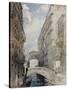 The Bridge of Sighs, Venice, 1846-William Callow-Stretched Canvas