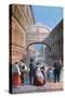 The Bridge of Sighs, Venice, Engraved by Brizeghel-Marco Moro-Stretched Canvas