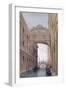 The Bridge of Sighs, Venice, engraved by Lefevre-Giovanni Pividor-Framed Giclee Print