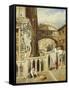 The Bridge of Sighs, Venice-Myles Birket Foster-Framed Stretched Canvas