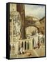The Bridge of Sighs, Venice-Myles Birket Foster-Framed Stretched Canvas