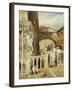 The Bridge of Sighs, Venice-Myles Birket Foster-Framed Giclee Print