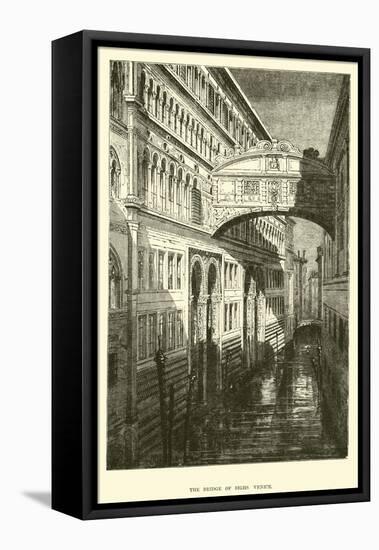 The Bridge of Sighs, Venice-null-Framed Stretched Canvas