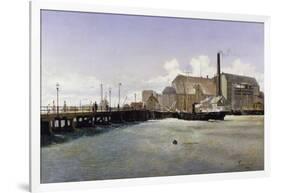 The Bridge of the Old Langebro, Copenhagen-Fritz Stahr Olsen-Framed Giclee Print