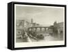 The Bridge of Toulouse-Alphonse Marie de Neuville-Framed Stretched Canvas