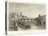 The Bridge of Toulouse-Alphonse Marie de Neuville-Stretched Canvas