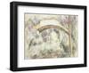 The Bridge of Trois-Sautets, c.1906-Paul Cézanne-Framed Giclee Print