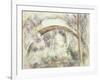 The Bridge of Trois-Sautets, c.1906-Paul Cézanne-Framed Giclee Print