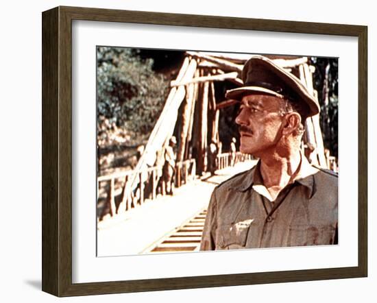 The Bridge On The River Kwai, Alec Guinness, 1957-null-Framed Photo