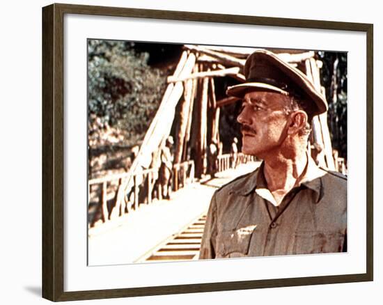 The Bridge On The River Kwai, Alec Guinness, 1957-null-Framed Photo