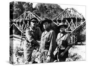 The Bridge on the River Kwai, Alec Guinness, William Holden, Jack Hawkins, 1957-null-Stretched Canvas