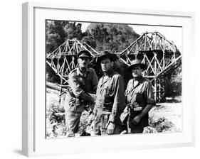 The Bridge on the River Kwai, Alec Guinness, William Holden, Jack Hawkins, 1957-null-Framed Photo