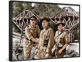 The Bridge on the River Kwai, Alec Guinness, William Holden, Jack Hawkins, 1957-null-Framed Photo