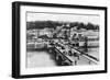 The Bridge on the River Touques, Trouville, France, C1920s-null-Framed Giclee Print