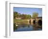 The Bridge Over the River Wye, Bakewell, Peak District National Park, Derbyshire, England, Uk-Neale Clarke-Framed Photographic Print