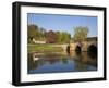 The Bridge Over the River Wye, Bakewell, Peak District National Park, Derbyshire, England, Uk-Neale Clarke-Framed Photographic Print