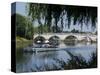 The Bridge Over the Thames at Richmond, Surrey, England, Uk-null-Stretched Canvas