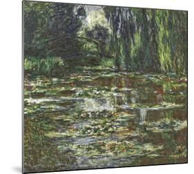 The Bridge Over the Water Lily Pond, c.1905-Claude Monet-Mounted Giclee Print