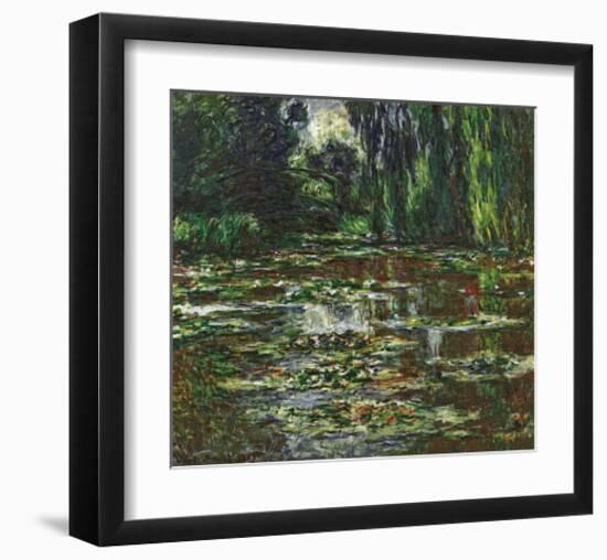 The Bridge Over the Water Lily Pond, c.1905-Claude Monet-Framed Art Print