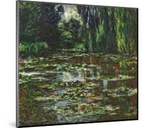 The Bridge Over the Water Lily Pond, c.1905-Claude Monet-Mounted Art Print