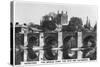 The Bridge over the Wye and Cathedral, Hereford, 1936-null-Stretched Canvas