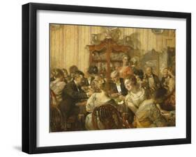 The Bridge Party-Edgar Bundy-Framed Giclee Print