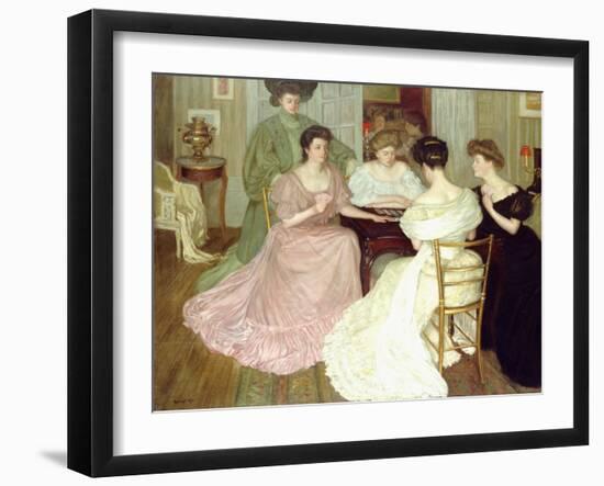 The Bridge Players-George-Charles Aid-Framed Giclee Print