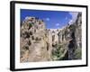 The Bridge Puente Nuevo Above the Gorge of the River Rio Guadalevin-Markus Lange-Framed Photographic Print