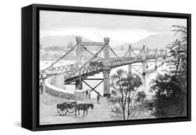 The Bridge, Rockhampton, Queensland, Australia, 1886-WC Fitler-Framed Stretched Canvas