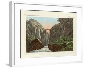 The Bridge to Ronda-null-Framed Giclee Print